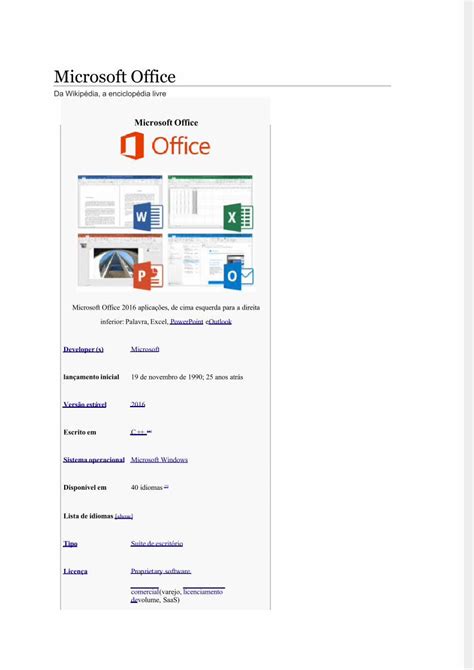 Pdf Microsoft Office História In Wikpédia Dokumentips