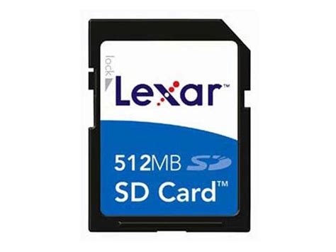 Besides good quality brands, you'll also find plenty of discounts when you shop for 512mb sd card during big sales. Lexar 512MB Secure Digital (SD) Flash Card Model SD512-231 - Newegg.ca
