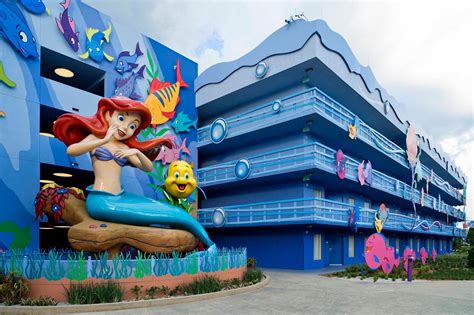 Fl The Little Mermaid Wing Disneys Art Of Animation Resort Walt