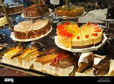 Cafe Demel, Vienna, Austria - cakes for sale Stock Photo - Alamy