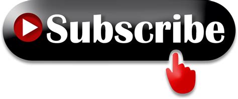 Download Black Subscribe Png Subscribe Button Black Background