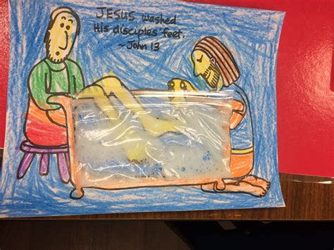 Jesus Washes His Disciples Feet Bible Crafts Sunday School Bible