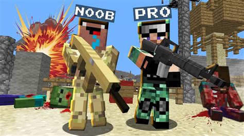 Noob And Pro Joined The Army What Happened Noob Vs Pro Challenge In