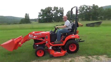 2014 Kubota Bx2670 Sub Compact Tractor Loader 54 Belly Mower 4x4