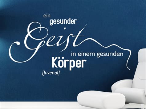 Das heißt nicht, dass er geizig ist. Gesundheit Zitat Wandtattoo Zitat Juvenal bei Wandtattoos.de
