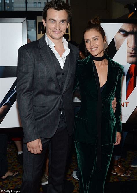 An alternative career you've considered? Rupert Friend and fiancée Aimee Mullins stun at Hitman: Agent 47 premiere in NY | Daily Mail Online