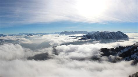 Cloudy Mountains 4k 5k Wallpapers Hd Wallpapers Id 17107