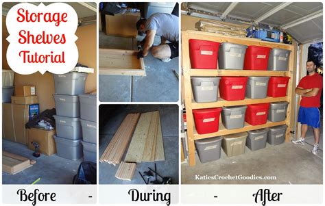 To achieve all of this i decided on a 8 ft. DIY Storage Shelves Tutorial - Katie's Crochet Goodies