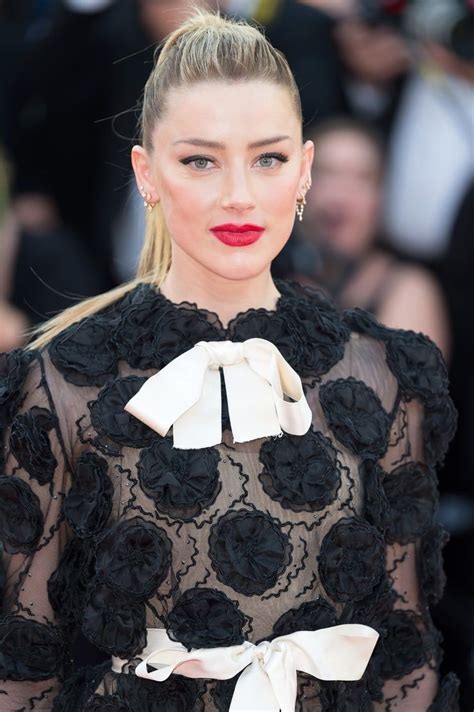 Amber Heard Amber Heard Celebrity Ruffled Hollywood Ruffle Blouse