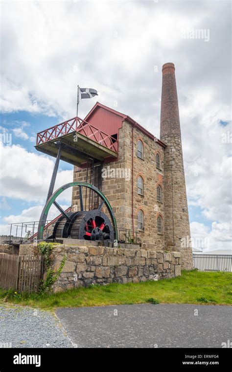 East Pool Mine Mitchells Shaft Engine House Pool Cornwall Contains