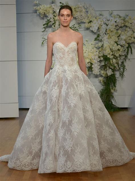 See Monique Lhuillier Wedding Dresses From Bridal Fashion Week