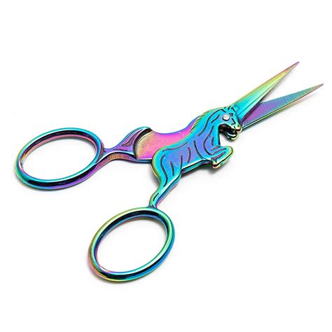 Unicorn Scissors Rainbow Embroidery Scissors Sewing Quilting Scissors Tacony 4 Inch Scissors