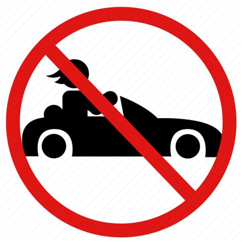 Ban, no, no cars, no racing, prohibit, speeding icon ...