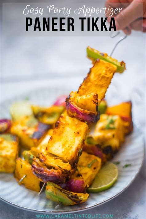 These tasty party bites are the ultimate indian food for entertaining. Easy Paneer Tikka - Indian Party Appetizer | Recipe ...
