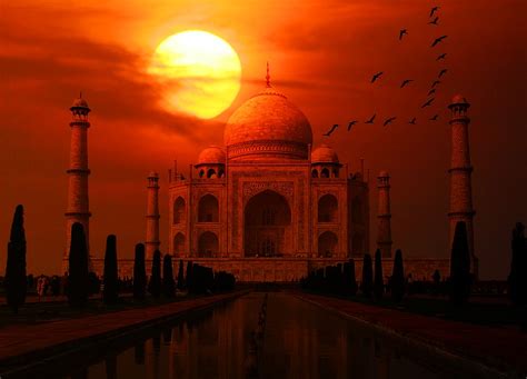 Jama masjid in india is a religious place of worship for muslims and are essentially mosques in india. Kostenloses Foto: Taj Mahal, Indien, Sonnenuntergang ...
