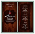 Restaurant Menu Template Free Download Word Collection