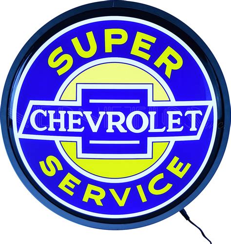 Neonetics Super Chevrolet Service Backlit Led Lighted Sign