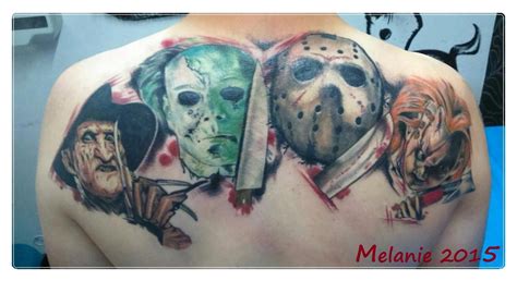 Chucky Freddy Jason Michael Myers Tattoo Fashiondesignlogoclothing