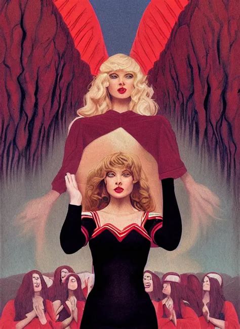 Twin Peaks Poster Art Portrait Of Talyor Swift Stable Diffusion