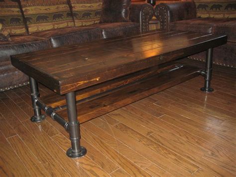 These legs are offered in at least 10 timber. Distressed / Rustic Knotty Pine Coffee Table with Steel ...