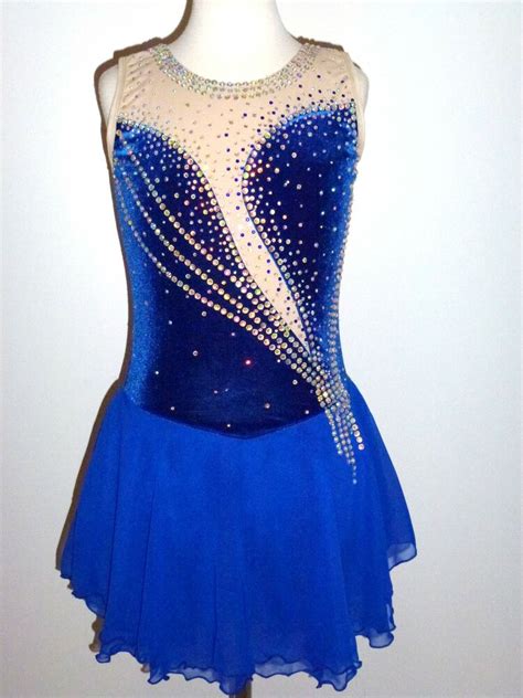Beautiful Figure Ice Skating Dress Custom Made To Fit Ebay