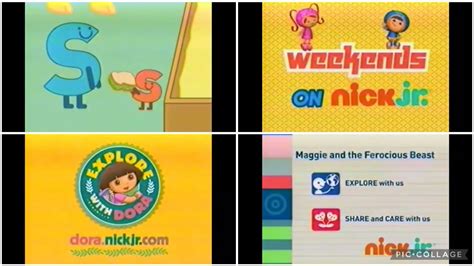 Nick Jr Commercial Break 2010 Youtube