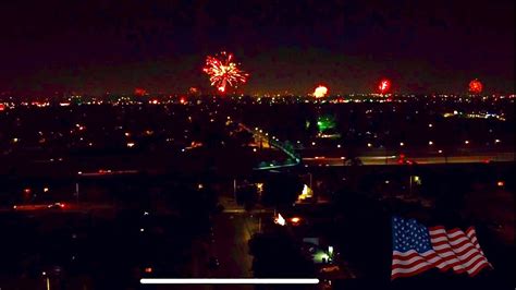 fireworks 4th of july drone footage orange county youtube