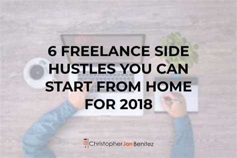 6 Freelance Side Hustle Ideals You Can Start From Home