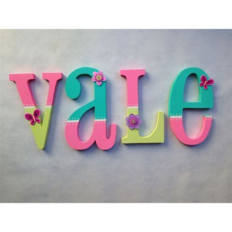 Wooden Letters For Nursery Decor