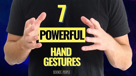 7 Powerful Hand Gestures You Should Be Using Youtube