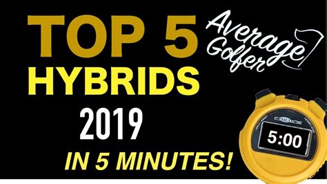 Top 5 Hybrids 2019 Average Golfer Tested Youtube
