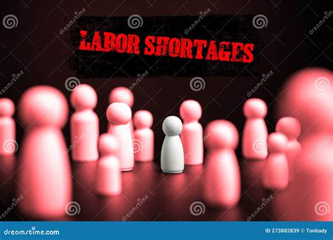 Labor Shortage Job And Employment Shortage Concept Of Lack Of Labor Stock Image Image Of