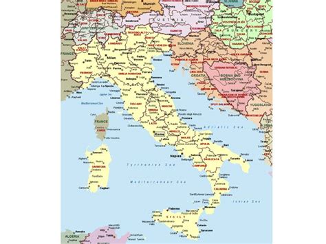 Mapa De Italia Descarga Los Mapas De Italia