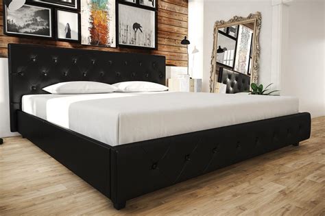 Black King Size Bed Frame With Headboard China Modern Black King Size