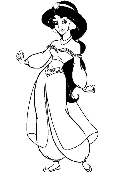 Https://techalive.net/coloring Page/coloring Pages Princess Jasmine