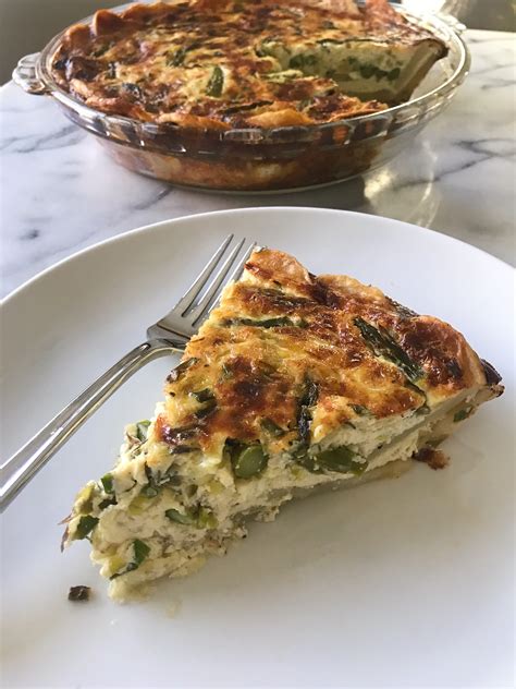 Asparagus Leek Quiche With Roasted Potato Crust Recipe Quiche With