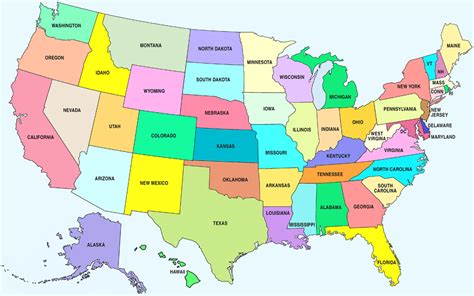 United States Map 50 States