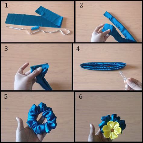 Membuat Ikat Rambut Cantik dari Kain Perca yang Nyaman Dipakai