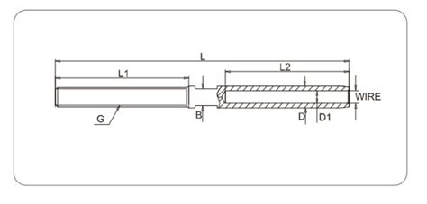 8mm M12 Rh Stainless Steel A4 Aisi 316 Threaded Terminal Standard Type