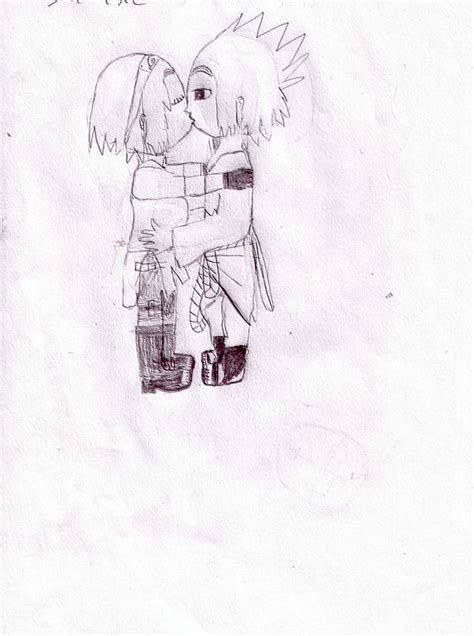 Sasuke And Sakura Kissing By Sharinganeyesasuke On Deviantart