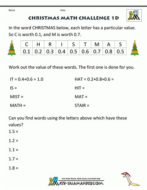 Fun Christmas Maths Worksheets Ks3 Times Tables Worksheets