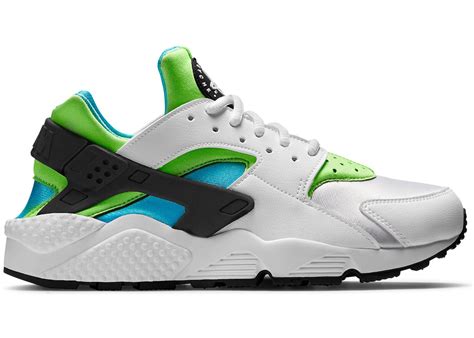 Nike Air Huarache Run White Clearwater Flash Lime W 634835 100