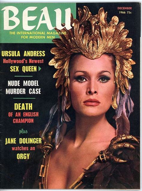 Beau Magazine Stunning Ursula Andress Cover By Girlography