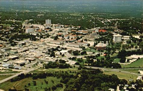 Aerial View Of Southwest Texas State University San Marcos Tx