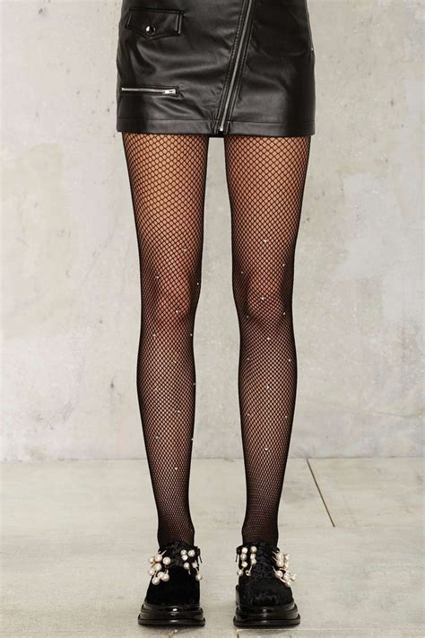 Pin Em Fishnet Tights