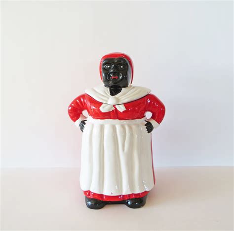 vintage aunt jemima cookie jar black americana ceramic