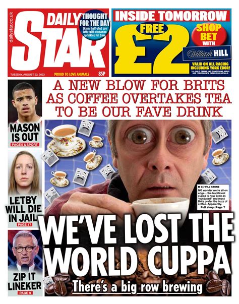 daily star front page 22nd of august 2023 tomorrow s papers today