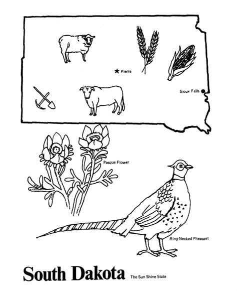 Download 126+ Countries Cultures Usa North Dakota Coloring Pages PNG