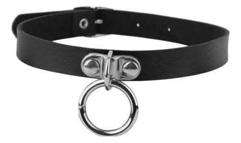Choker Collar Single O Ring Neck Pendant Bdsm Leather Collar Strap Kink Sex Fun 7427013097491 Ebay