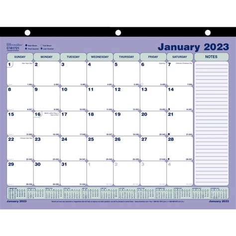 Brownline Monthly Deskwall Calendar 2023 Zerbee